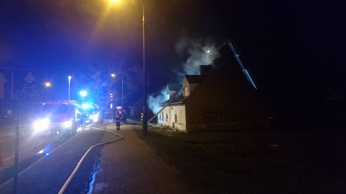 5/5 Pożar domu przy ul. Koniawskiej w Gorzowie