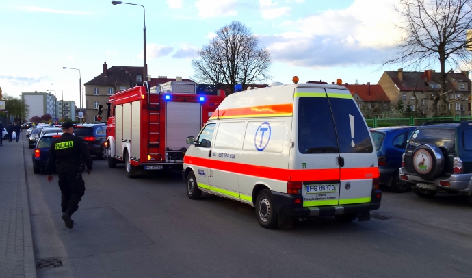 3/5 Wypadek motocyklisty na Kwiatowej