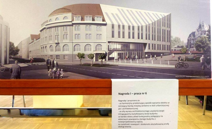 3/6 Projekt urzędu miasta przy Sikorskiego i Obotryckiej