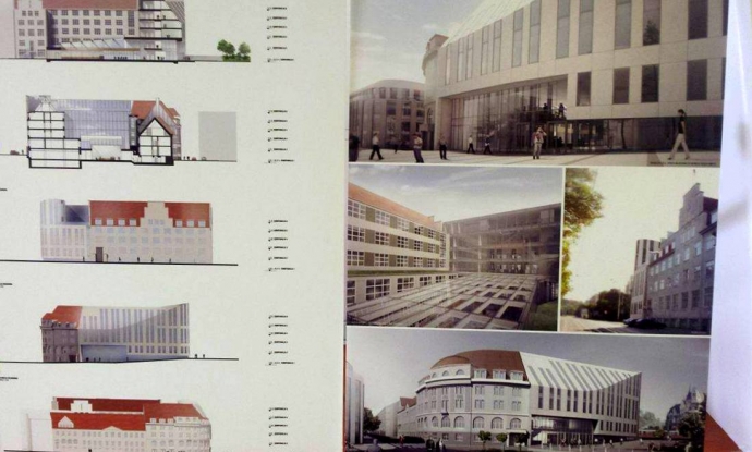 5/6 Projekt urzędu miasta przy Sikorskiego i Obotryckiej