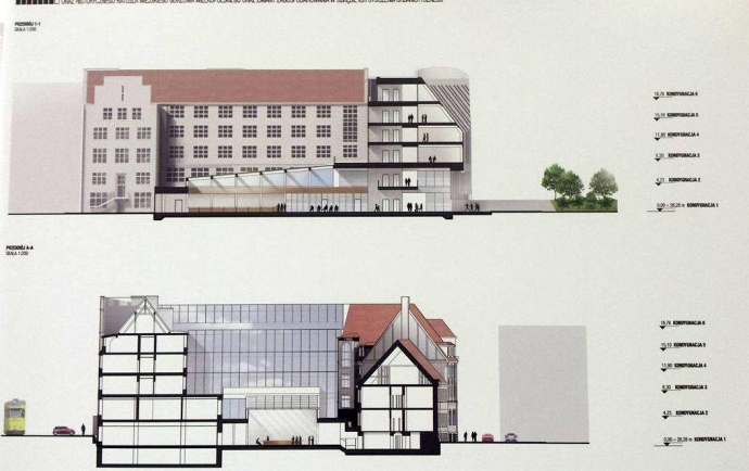 6/6 Projekt urzędu miasta przy Sikorskiego i Obotryckiej