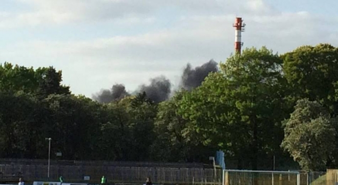 3/7 Pożar opon na poligonie