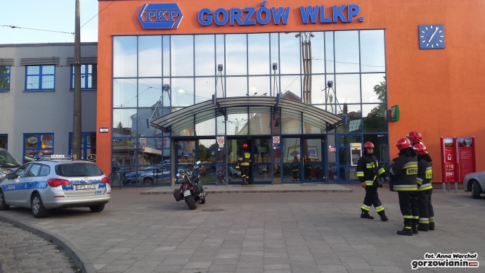 9/11 Ewakuacja dworca PKP