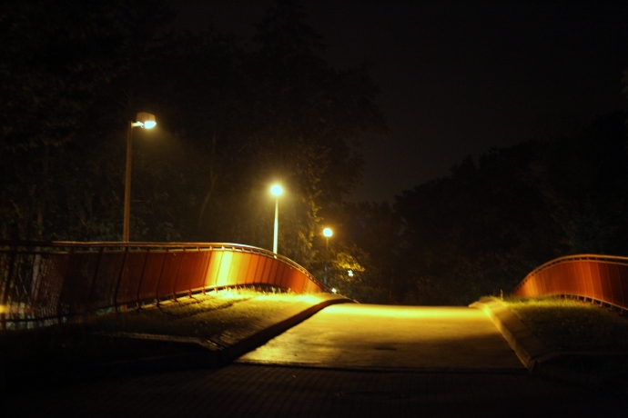 2/6 Mężczyzna skoczył z wiaduktu w Parku Kopernika