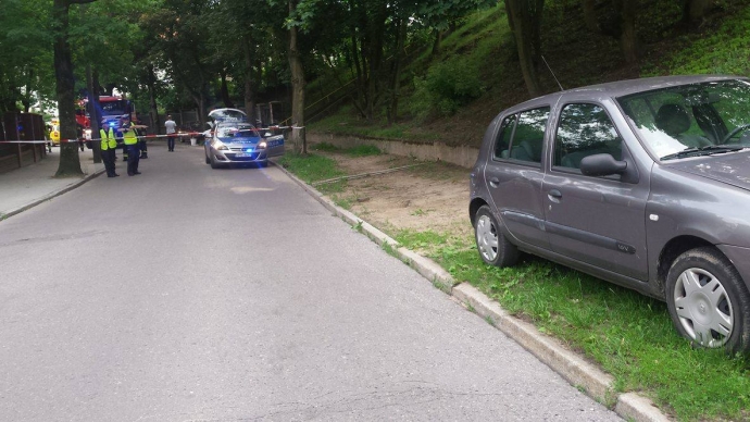 6/6 Uderzył w drzewo przy Moniuszki