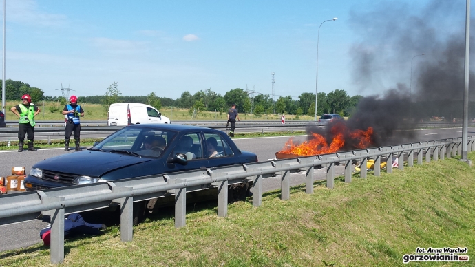 12/14 Karambol na S3 - to tylko ćwiczenia