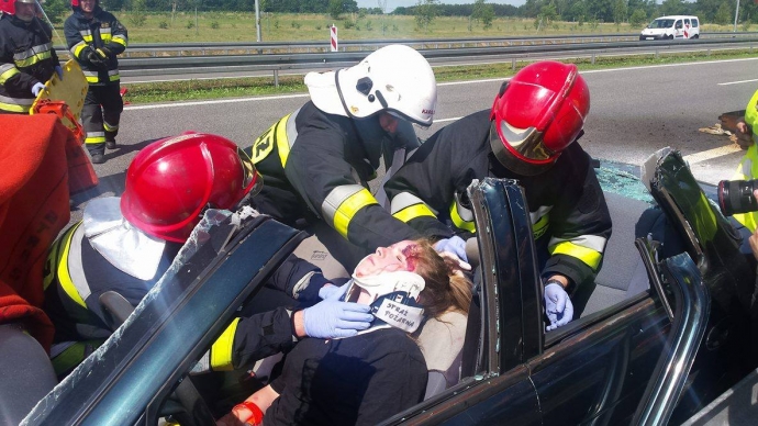 14/14 Karambol na S3 - to tylko ćwiczenia