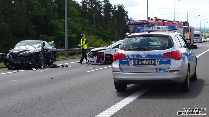 4/14 Poważny wypadek na S3