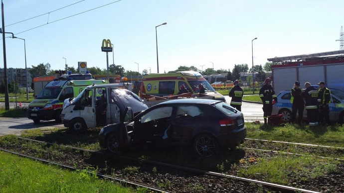 5/6 Wypadek na rondzie Gdańskim