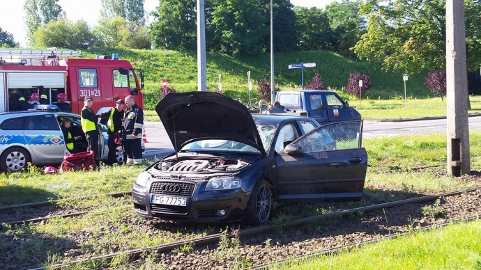 6/6 Wypadek na rondzie Gdańskim