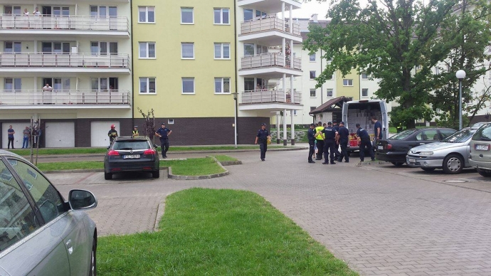 5/8 Bomba na osiedlu Europejskim