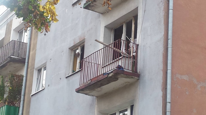 4/9 Wybuch butli z gazem przy Kosynierów