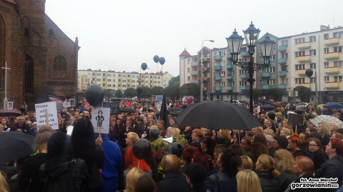 9/28 Czarny protest w Gorzowie