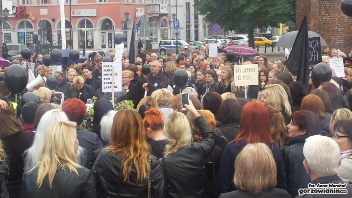 13/28 Czarny protest w Gorzowie