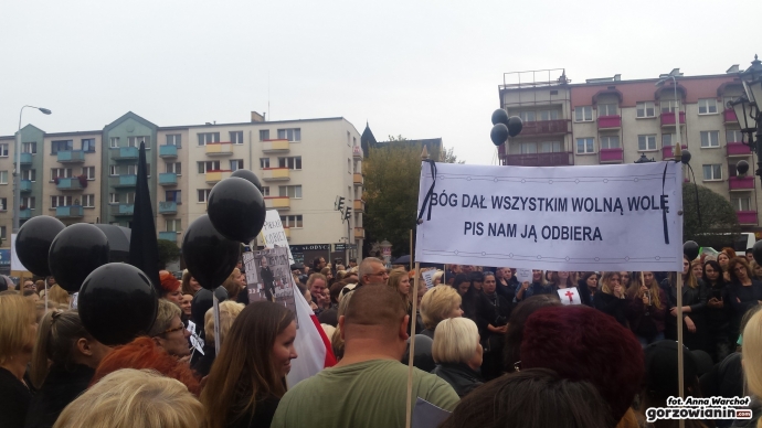 14/28 Czarny protest w Gorzowie
