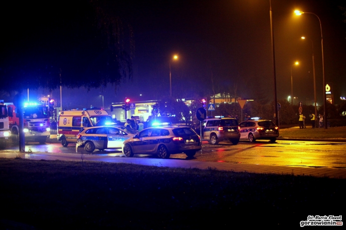 4/7 Roztrzaskany radiowóz na Piłsudskiego