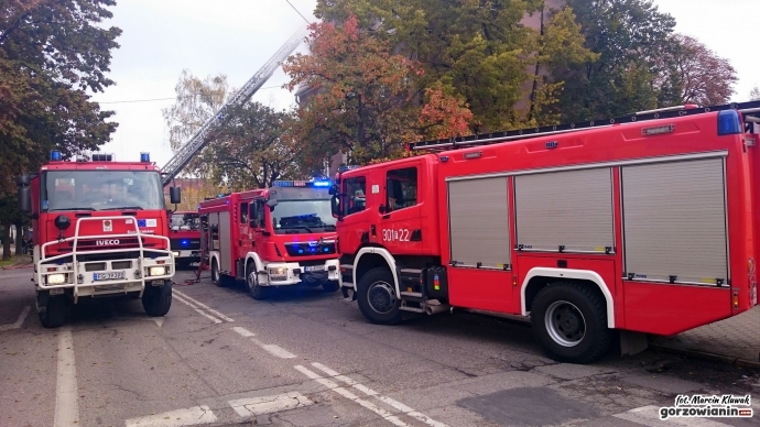 4/13 Pożar budynku przy Jagiellończyka