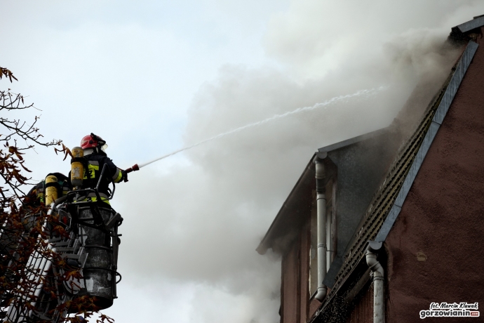 6/13 Pożar budynku przy Jagiellończyka