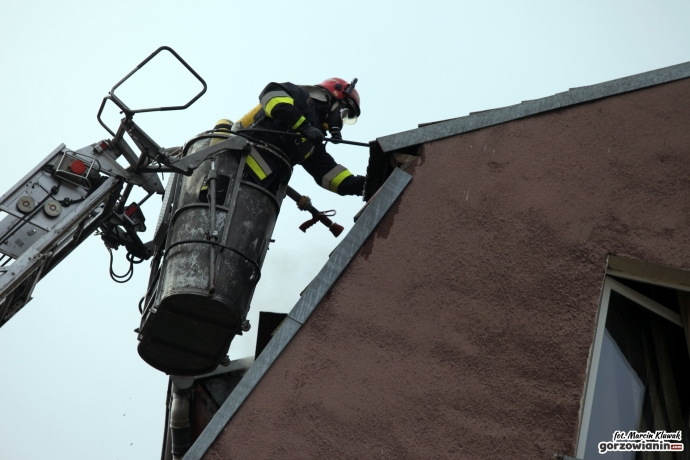 7/13 Pożar budynku przy Jagiellończyka