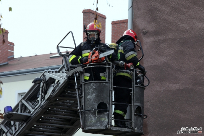 9/13 Pożar budynku przy Jagiellończyka