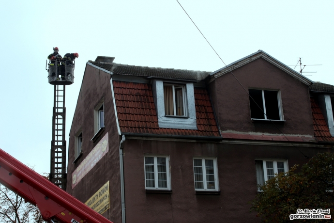 11/13 Pożar budynku przy Jagiellończyka