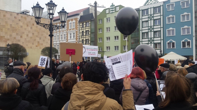 9/10 Czarny Protest w Gorzowie 2.0