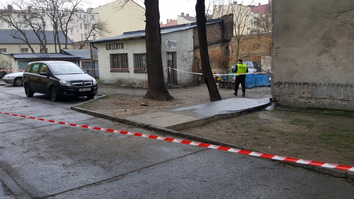 3/10 Ogrodzony zdechły gołąb