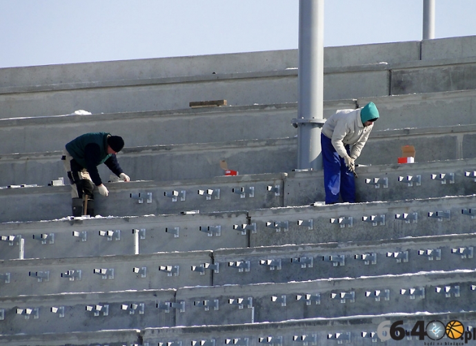 12/38 Przebudowa stadionu na dzień 21.02.2011r.