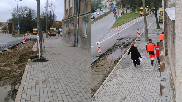 4/5 Brak podjazdu dla karetek