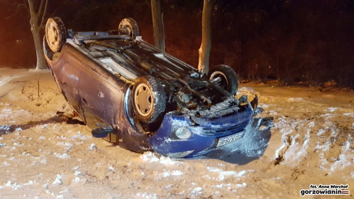 4/4 Auto wylądowało w rowie