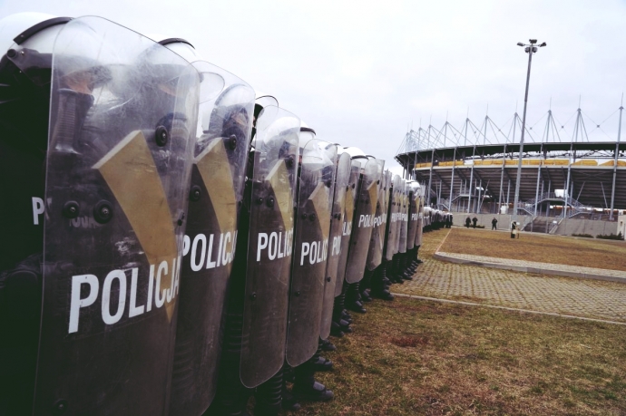 11/12 Ćwiczenia policjantów na Jancarzu