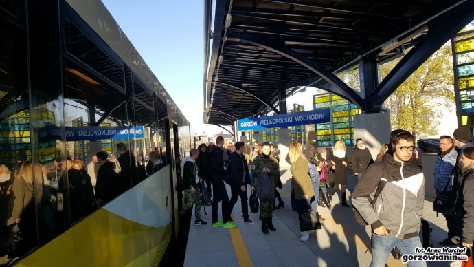 6/11 Przyjazd pociągu na Gorzów Wielkopolski Wschodni