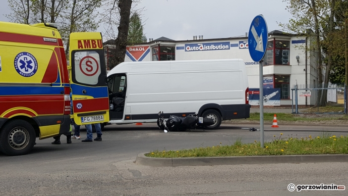 3/6 Wypadek motocyklisty na Kostrzyńskiej