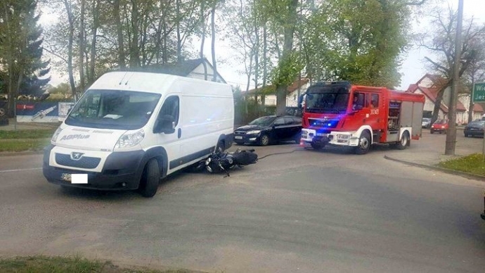 6/6 Wypadek motocyklisty na Kostrzyńskiej