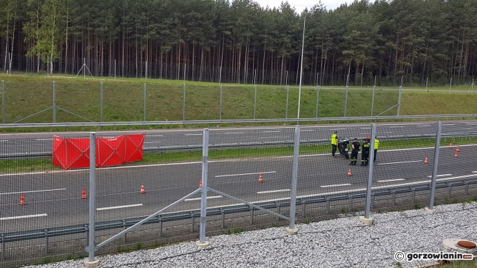 6/6 Śmiertelny wypadek na S3 z udziałem motocyklisty