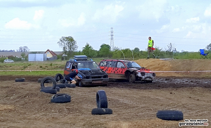 4/24 Wrak race na poligonie