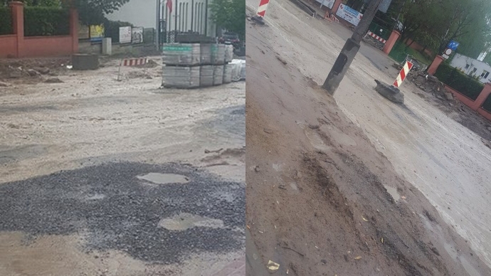 3/3 Skutki ulewy w mieście