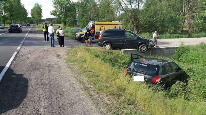 3/4 Zdarzenie drogowe w Prądocinie