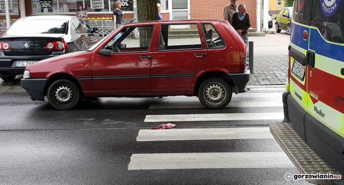 3/6 Kierowca fiata potrącił pieszego