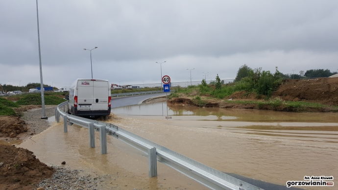 1/12 Węzeł S3 Gorzów Północ pod wodą