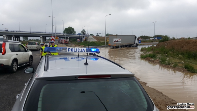 8/12 Węzeł S3 Gorzów Północ pod wodą