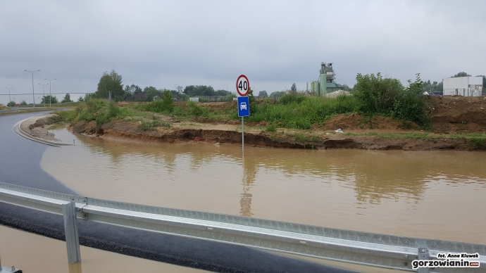 9/12 Węzeł S3 Gorzów Północ pod wodą