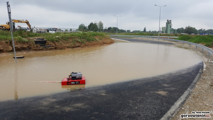 10/12 Węzeł S3 Gorzów Północ pod wodą