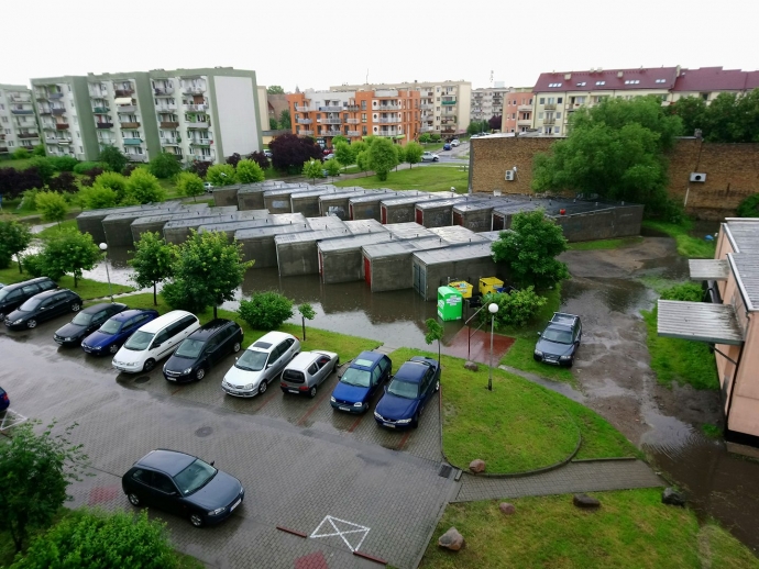 3/26 Skutki intensywnych opadów deszczu 