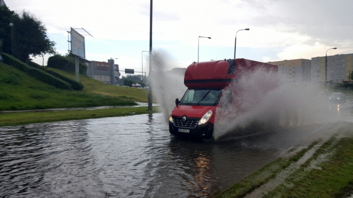 11/26 Skutki intensywnych opadów deszczu 