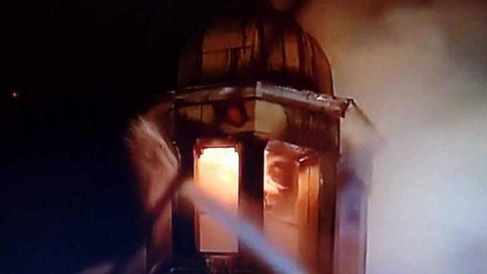 16/17 Gorzowska katedra wciąż płonie