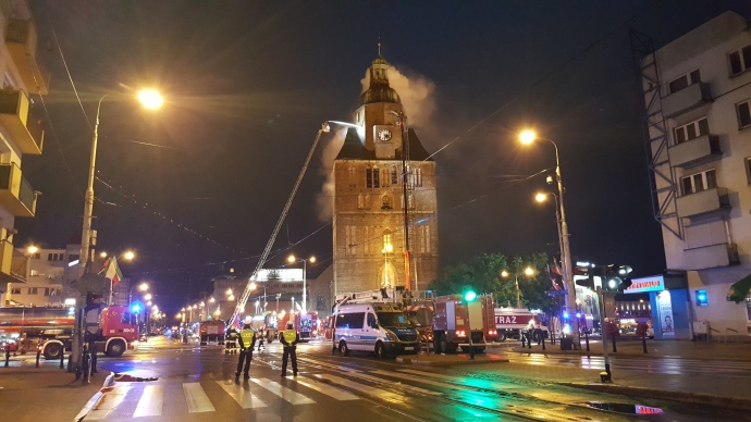 17/17 Gorzowska katedra wciąż płonie