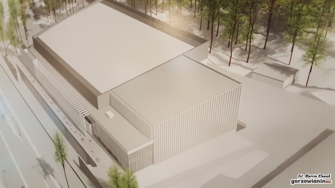 8/9 Wizualizacja hali sportowo-widowiskowej