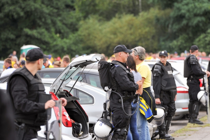 1/11 Policjanci zabezpieczali lubuskie derby żużlowe 