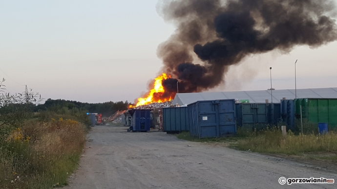 2/26 Pożar wysypiska śmieci przy Spiżowej